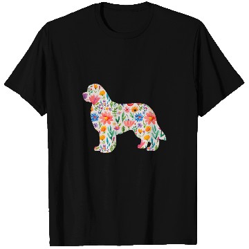 Discover Newfoundland watercolor flowers design T-Shirts