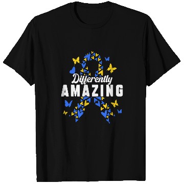 Discover World Down Syndromes Day Butterfly Down Syndromes Awareness 21 T-Shirts