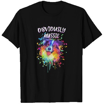 Discover Obviously Aussie Australian Shepherd Funny T-Shirts