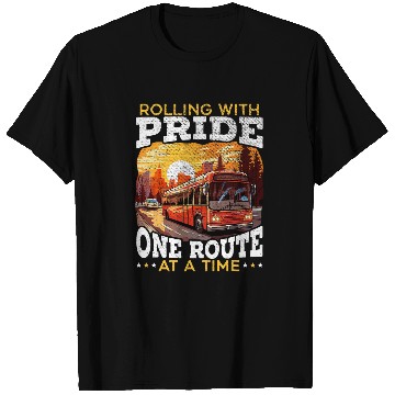 Discover School Bus Driver Job Profession Transport Driving 8 T-Shirts