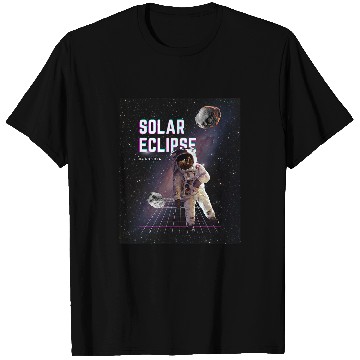 Discover Solar Eclipse astronaut april 8 2024 T-Shirts