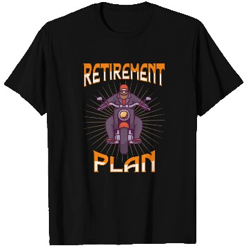 Discover Retirement motorcycle theme gifts T-Shirts