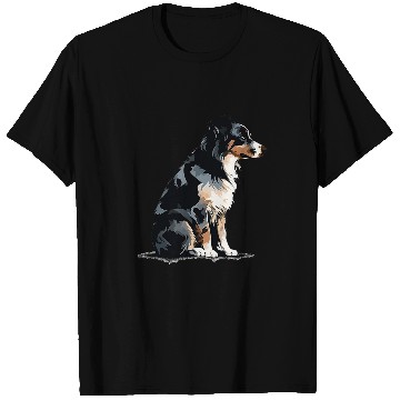 Discover Pawsome Pals Australian Shepherd Silhouette T-Shirts