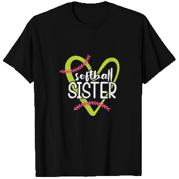Discover Softball Sister Softball Player 2 T-Shirts