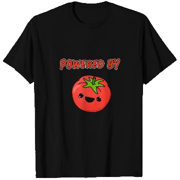 Discover Powered By Tomatoes Kawaii Tomato T-Shirts