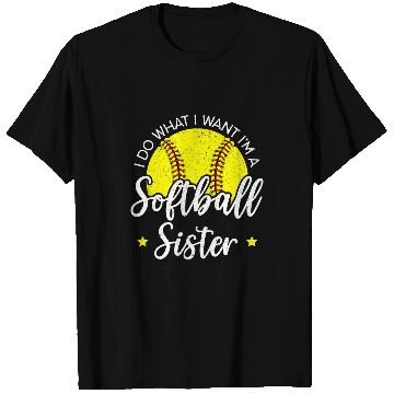 Discover Baseball Lover Game Sport Softball Sister T-Shirts