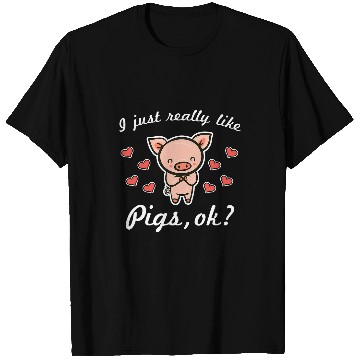 Discover Pig Pigletss Hog Farmer Breeder I Like Piggys Ok T-Shirts