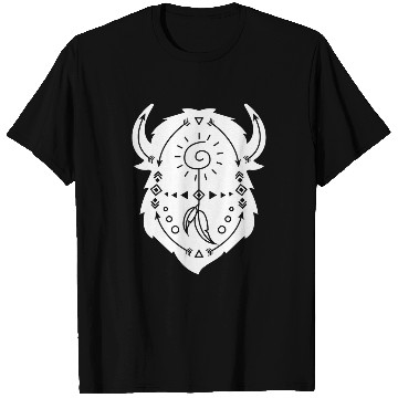 Discover Indigenous Art Bison Southwest T-Shirts