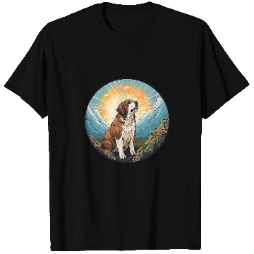 Discover Saint Bernard Dog Breed 1 T-Shirts