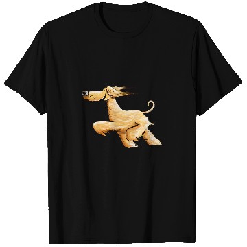 Discover Running Afghan Hound For Dog Lover T-Shirts