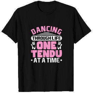 Discover Tendu Combination Ballet Barre Tendu Exercise T-Shirts