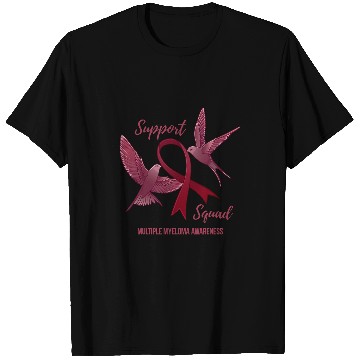 Discover Multiple Myeloma Awareness Support Squad T-Shirts