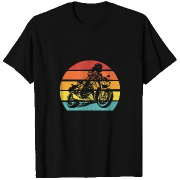 Discover Retro Sunset Off Road Motorcycle Motocross 23 T-Shirts