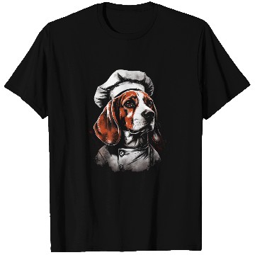 Discover Funny Cooking Cookie Baking Beagle Baker Chef Beagle Lover T-Shirts