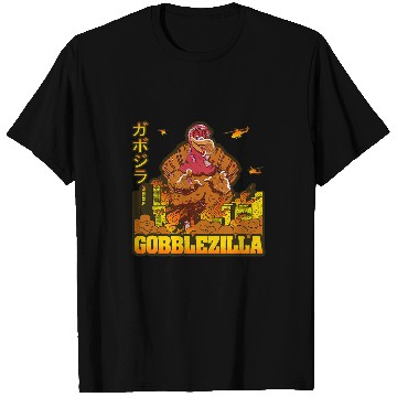 Discover Zombie Turkey Day Thanksgiving Gobblezilla T-Shirts