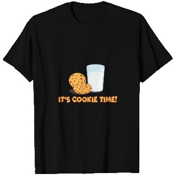 Discover Its Cookie Time Cookies and Milk T-Shirts