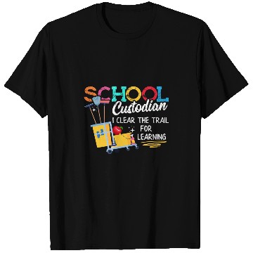 Discover School Custodian Clear Trail Learning 2Janitor Appreciation 24 T-Shirts
