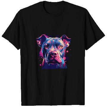 Discover Pit Bull Dog Colorful Pitbull T-Shirts