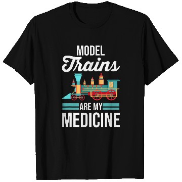 Discover Model Train RC Railroad Railway Locomotive T-Shirts