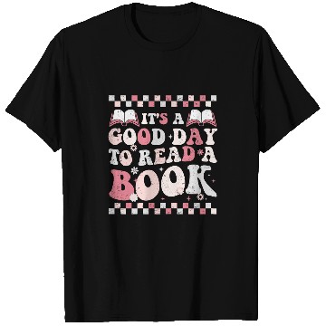 Discover Reading Read A Book Bookworm Reader Librarian Groovy Vintage T-Shirts