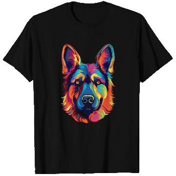Discover German Shepherd Dog Colorful T-Shirts