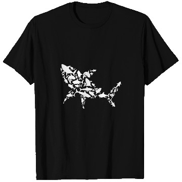 Discover Shark Silhouette Sharks Lover Marine Biologist T-Shirts