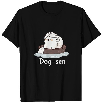 Discover Samoyed Dogsen Funny Dog Hot Spring T-Shirts
