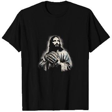 Discover Jesus Baseball Player Funny Christian Religious Baseball T-Shirts