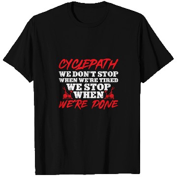 Discover Indoor Cycling Spinning We Stop When Were Done Spin Class T-Shirts