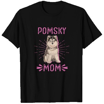 Discover Pomsky Mom Pomskies Dog Owner Pomsky T-Shirts