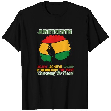 Discover Juneteenth Is My Independence Day believe achieve succeed 1 T-Shirts