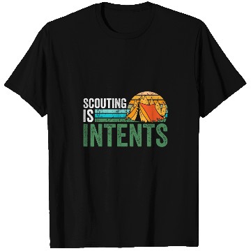 Discover Scouting is Intents Funny Scout Camping Happy Camper Retro T-Shirts