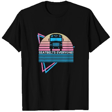 Discover School Bus Driver School Bus Driving Seatbelts Everyone T-Shirts