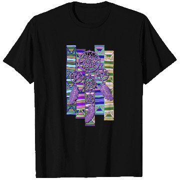 Discover Native American Dreamcatcher Border Elements 3 Fan Fun T-Shirts