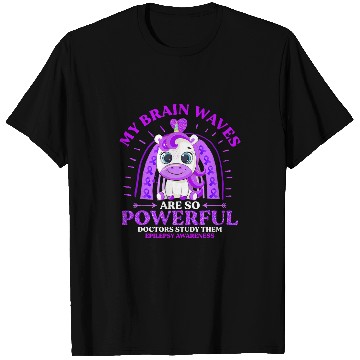 Discover My Brain Waves Are Powerful Doctor Study Epilepsy Awareness T-Shirts