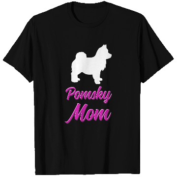 Discover Pomsky Owner Dog Mom Apparel T-Shirts