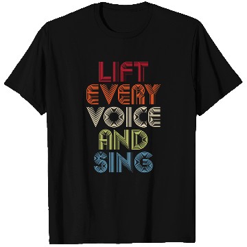 Discover Juneteenth Lift Every Voice Sing Black History Month Anthem T-Shirts