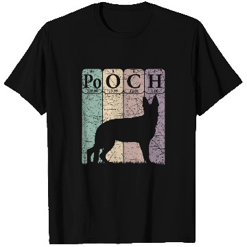 Discover German Shepherd Dog Periodic Table Elements Dog Pooch T-Shirts
