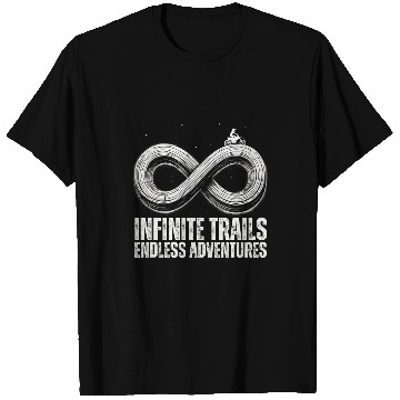 Discover Infinite Trails Endless Adventures Motocross Dirt Bike T-Shirts