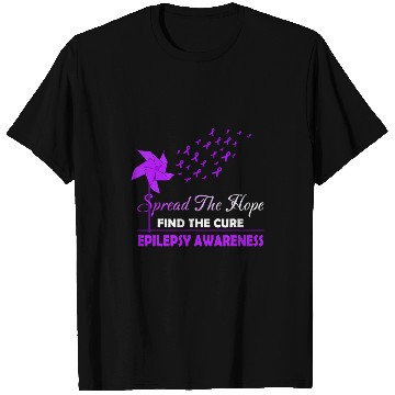 Discover SPREAD THE HOPE FIND THE CURE EPILEPSY AWARENESS T-Shirts