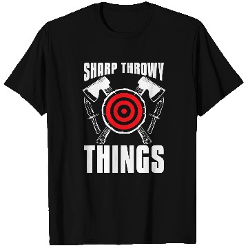 Discover Sharp Throwy Things targets Archery targets Sports T-Shirts