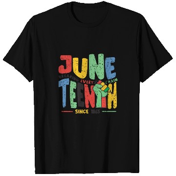 Discover Juneteenth Breaking Every Chain Since 1865 Black History Jun T-Shirts