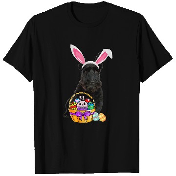 Discover Dog Scottish Terrier Easter Egg Funny Scottish Terrier Easter T-Shirts