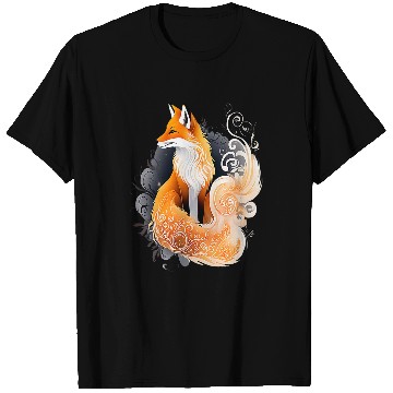 Discover Intricately Detailed Fantasy Red Fox Art T-Shirts