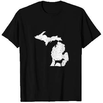 Discover Weimaraner Michigan Dog Lover T-Shirts