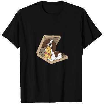 Discover Pizza Springer Spaniel English Dog T-Shirts