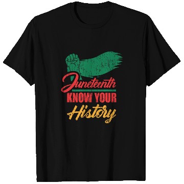 Discover Juneteenth know your history T-Shirts