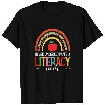Discover Literacy Teacher Reading Coachs Principal Literacy Coach T-Shirts