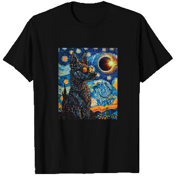 Discover Total Solar Eclipse Blue Heeler Dog T-Shirts