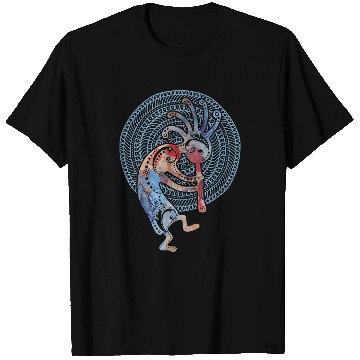 Discover Native American KOKOPELLI folklore MANDALA 1 Fan Fun T-Shirts